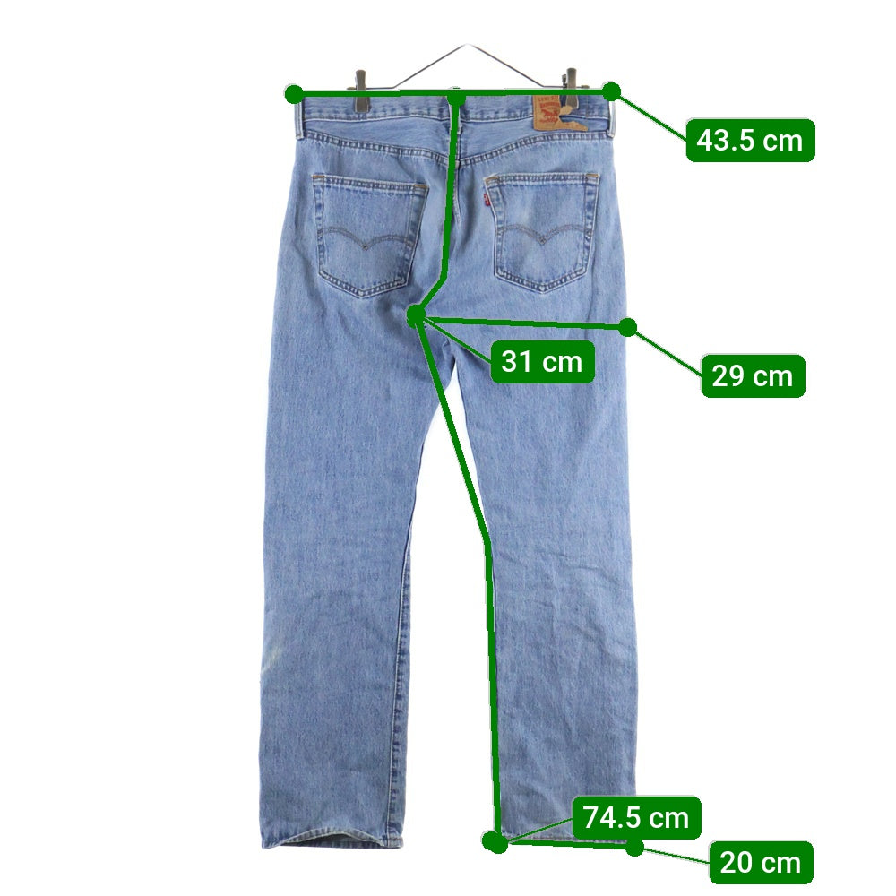 Levi's(リーバイス) 501 ORIGINAL FIT オリジナル フィット ボタンフライ デニムパンツ インディゴ PC9-00501-0193
