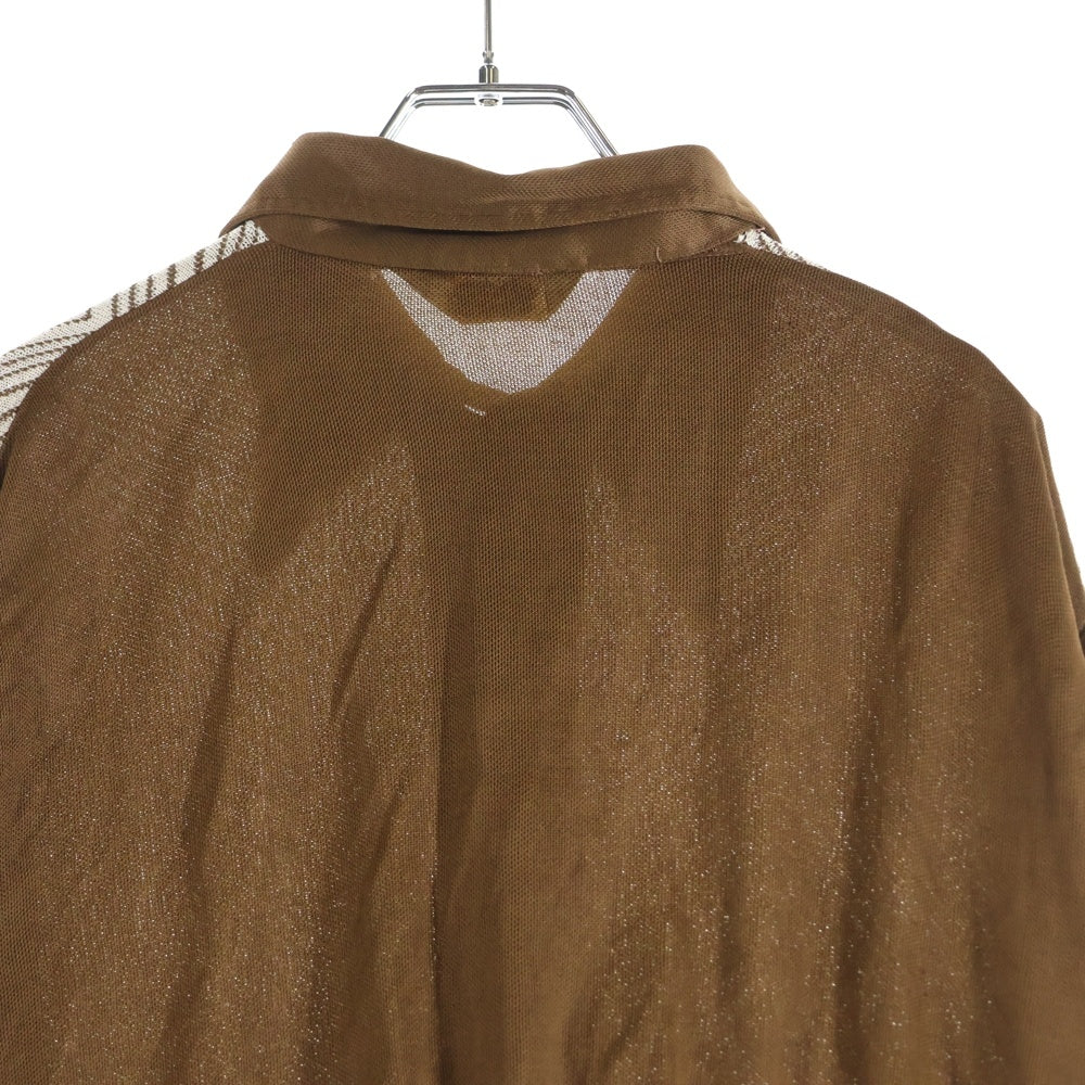 VINTAGE(ヴィンテージ) 70-80S LE CHEVRON ヴィンテージ 長袖 ニットカーディガン ブラウン