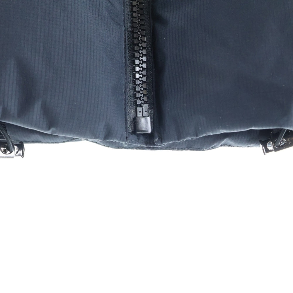 POLO RALPH LAUREN(ポロラルフローレン) ポニー ロゴエンブロイダリー フーデッド ナイロン ダウンベスト ジャケット ネイビー