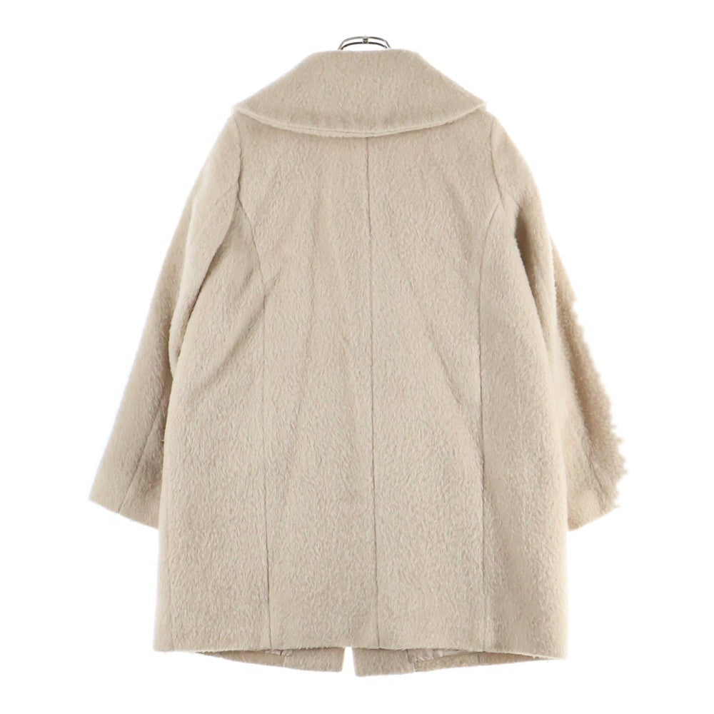 Couture brooch(クチュールブローチ) Wool Coat ウール シャギー コート レディース ピンク