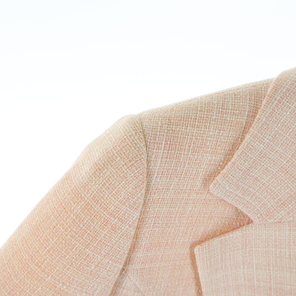 NO BRAND(ノーブランド) COCCOLUSSI（ココラッシー）レース装飾 チェック柄 3ピース セットアップ レディース ピンク