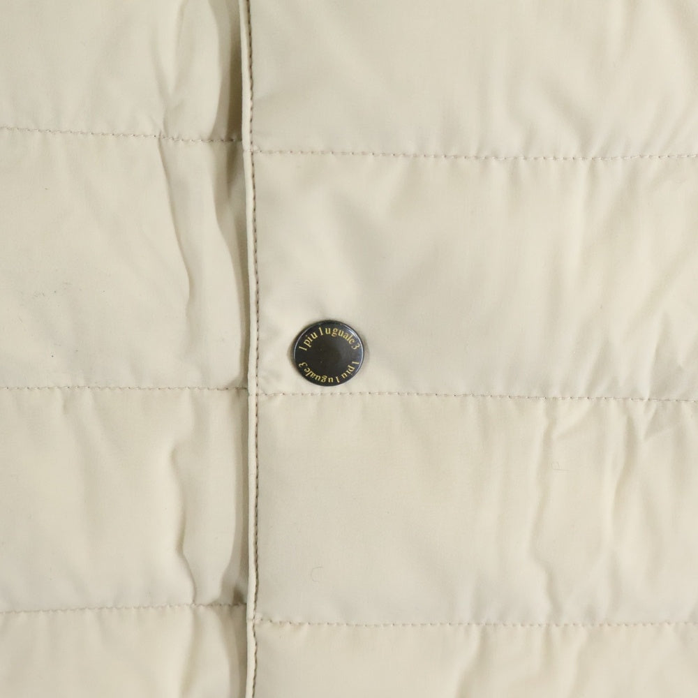 1 PIU 1 UGUALE 3(ウノピゥウノウグァーレトレ) 4WAY RIB ZIP JKT DOWN フォーウェイ リブ ジップアップダウンジャケット アイボリー MRB685 NYU105