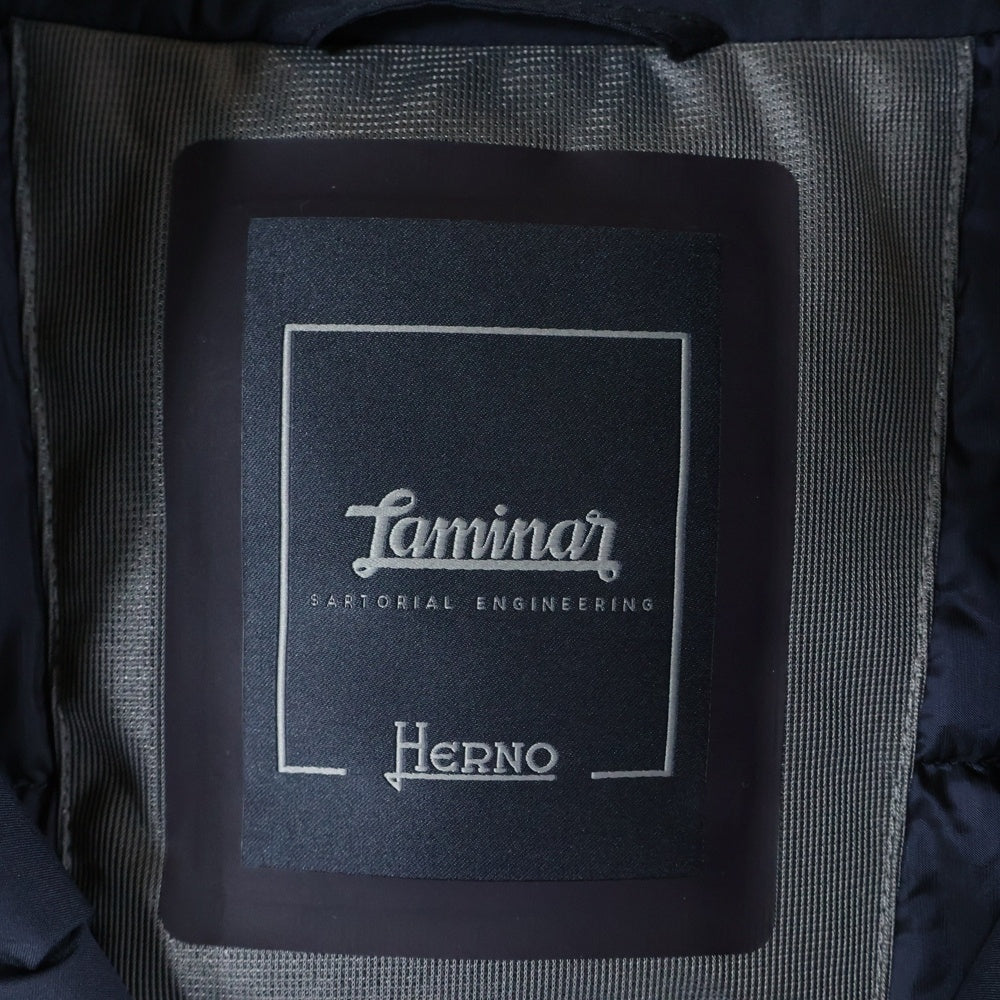 HERNO(ヘルノ) LAMINAR GORE-TEX ラミーナ ゴアテックス ジップアップダウンコート ネイビー PI00310UL-11123