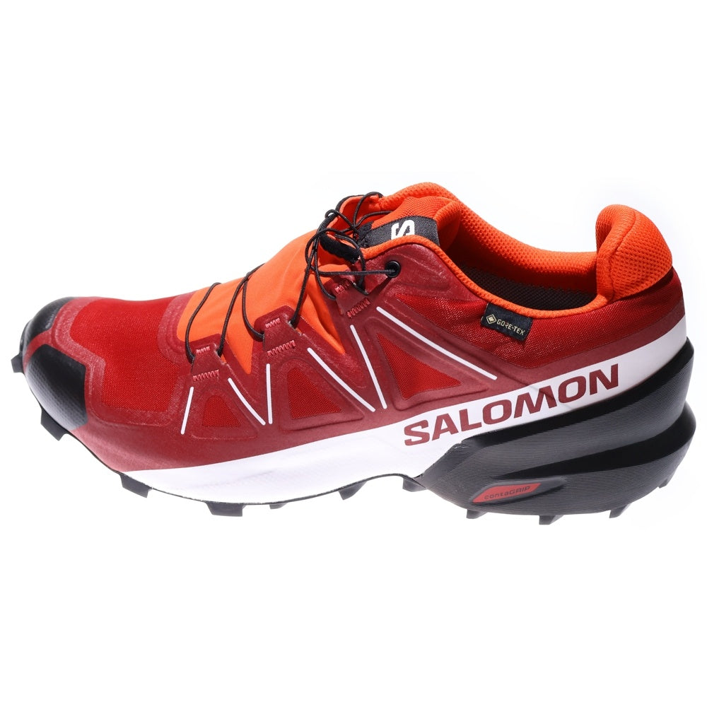 SALOMON(サロモン) SPEEDCROSS 5 GTX スピードクロス5 ゴアテックス ローカットスニーカー レッド US12/30cm 475691