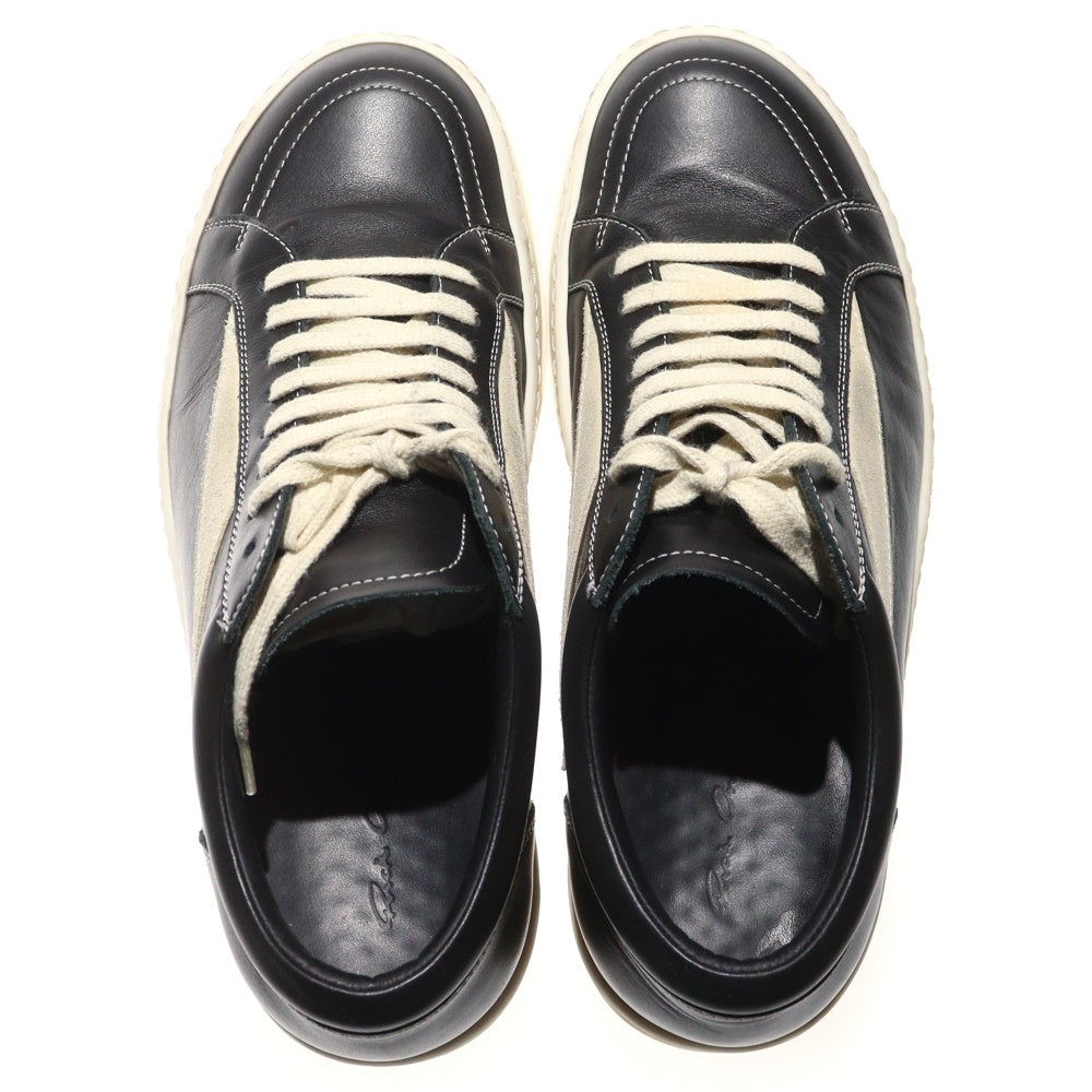 Rick Owens(リックオウエンス) VINTAGE SNEAKS ローカットスニーカー ブラック RU02E1897LCOLVS