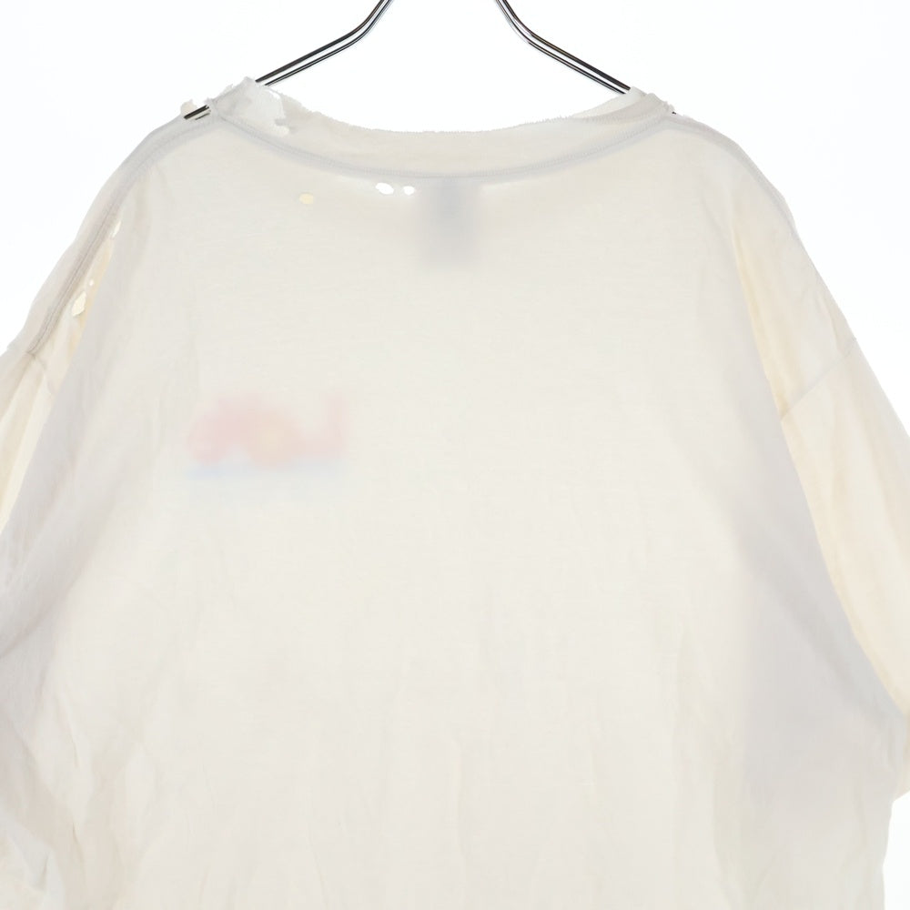 SAINT MICHAEL(セントマイケル) 25SS LOVE_SS TEE プリントTシャツ ホワイト SM-HR8-0000-024