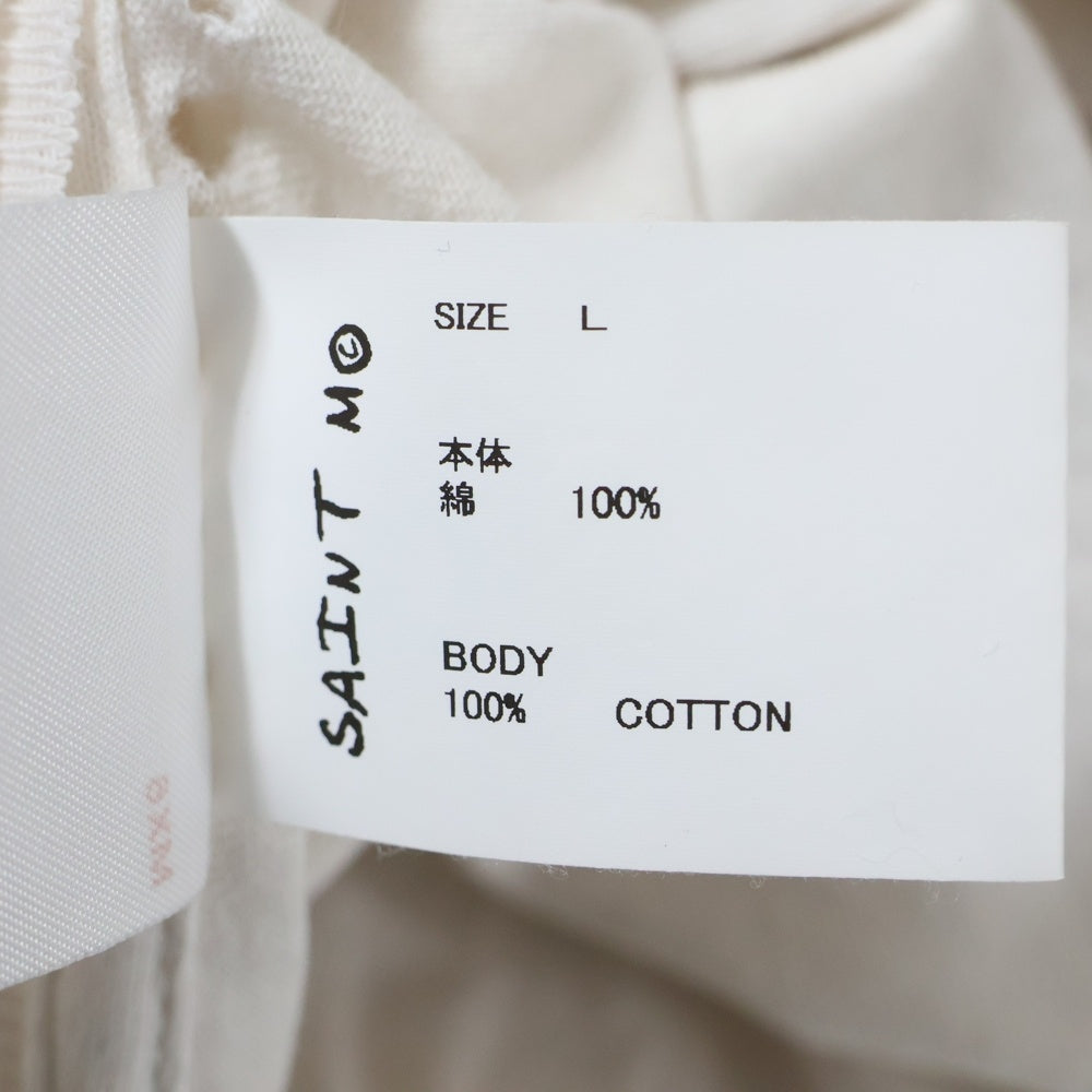 SAINT MICHAEL(セントマイケル) 25SS LOVE_SS TEE プリントTシャツ ホワイト SM-HR8-0000-024