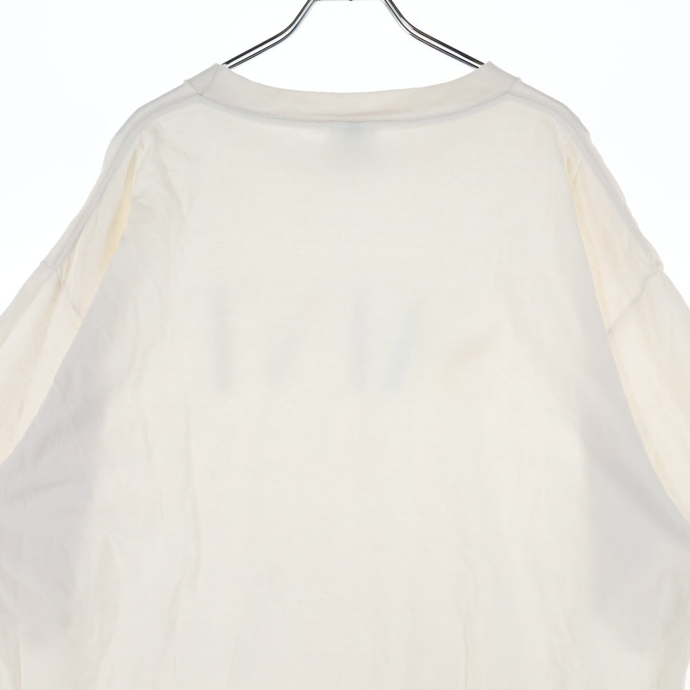 SAINT MICHAEL(セントマイケル) 24AW RAINBOW SAINT TEE ロゴプリントTシャツ ホワイト SM-YS1-0000-007