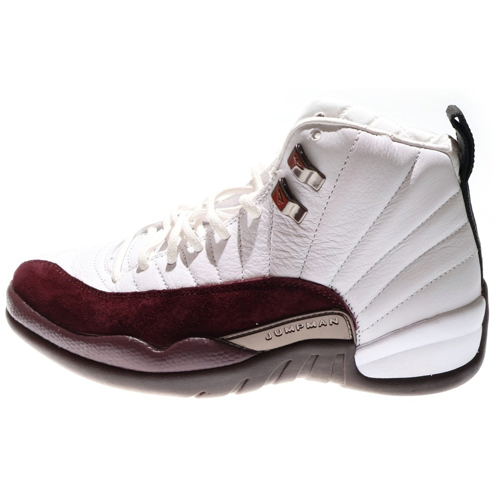 NIKE(ナイキ) ×A MA MANIERE AIR JORDAN 12 WMNS アママニエール エアジョーダン12 ウィメンズ ハイカットスニーカー レディース US7.5/24.5cm ホワイト/レッド DV6989-100