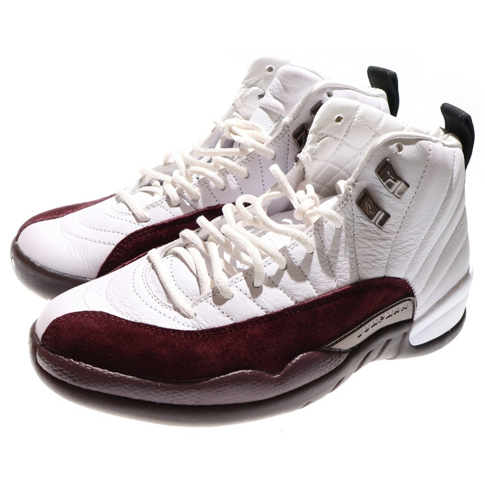 NIKE(ナイキ) ×A MA MANIERE AIR JORDAN 12 WMNS アママニエール エアジョーダン12 ウィメンズ ハイカットスニーカー レディース US7.5/24.5cm ホワイト/レッド DV6989-100