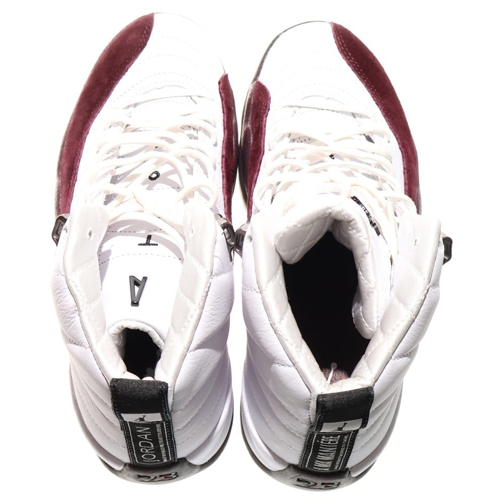 NIKE(ナイキ) ×A MA MANIERE AIR JORDAN 12 WMNS アママニエール エアジョーダン12 ウィメンズ ハイカットスニーカー レディース US7.5/24.5cm ホワイト/レッド DV6989-100