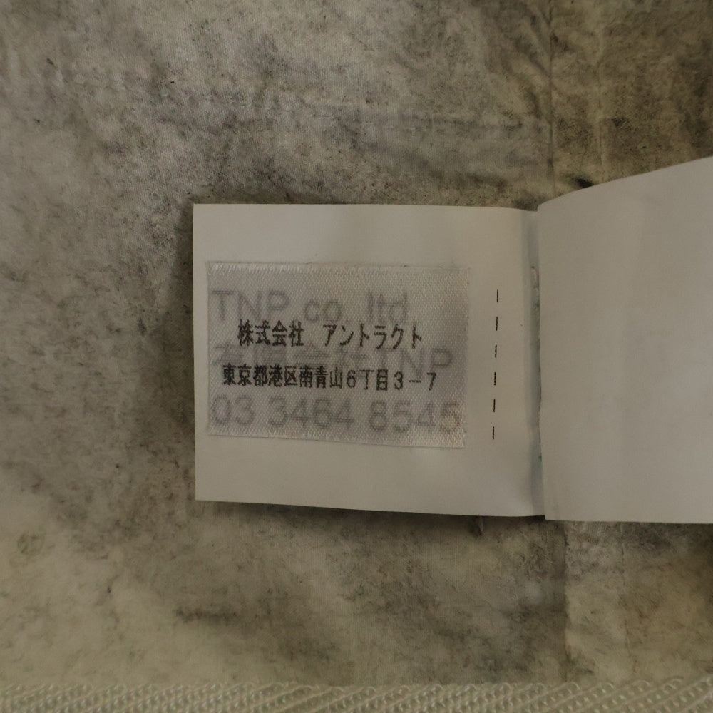 Ten C(テンシー) CARGO TASCONATO カーゴ タスコナート マルチポケット 総柄 ジップアップ ナイロンパンツ ブラック/ホワイト TC-S24-0000-212