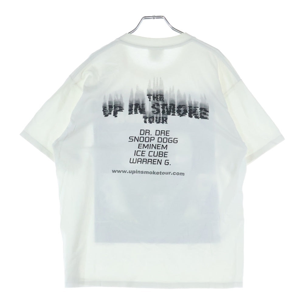 VINTAGE(ヴィンテージ) 00S VINTAGE THE UP IN SMOKE TOUR TEE ヴィンテージ ザ アップ イン スモーク ツアー 両面プリントデザイン クルーネック カットソー 半袖Tシャツ ホワイト