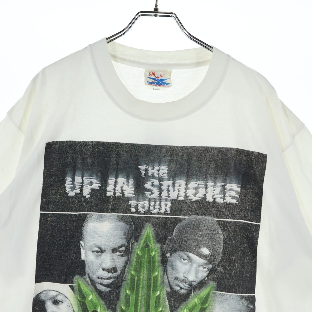 VINTAGE(ヴィンテージ) 00S VINTAGE THE UP IN SMOKE TOUR TEE ヴィンテージ ザ アップ イン スモーク ツアー 両面プリントデザイン クルーネック カットソー 半袖Tシャツ ホワイト