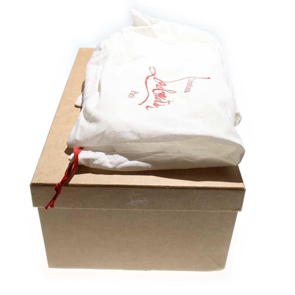 CHRISTIAN LOUBOUTIN(クリスチャンルブタン) BOABI FLAT ボアビ フラット レザー シューズ ブラック 3230297