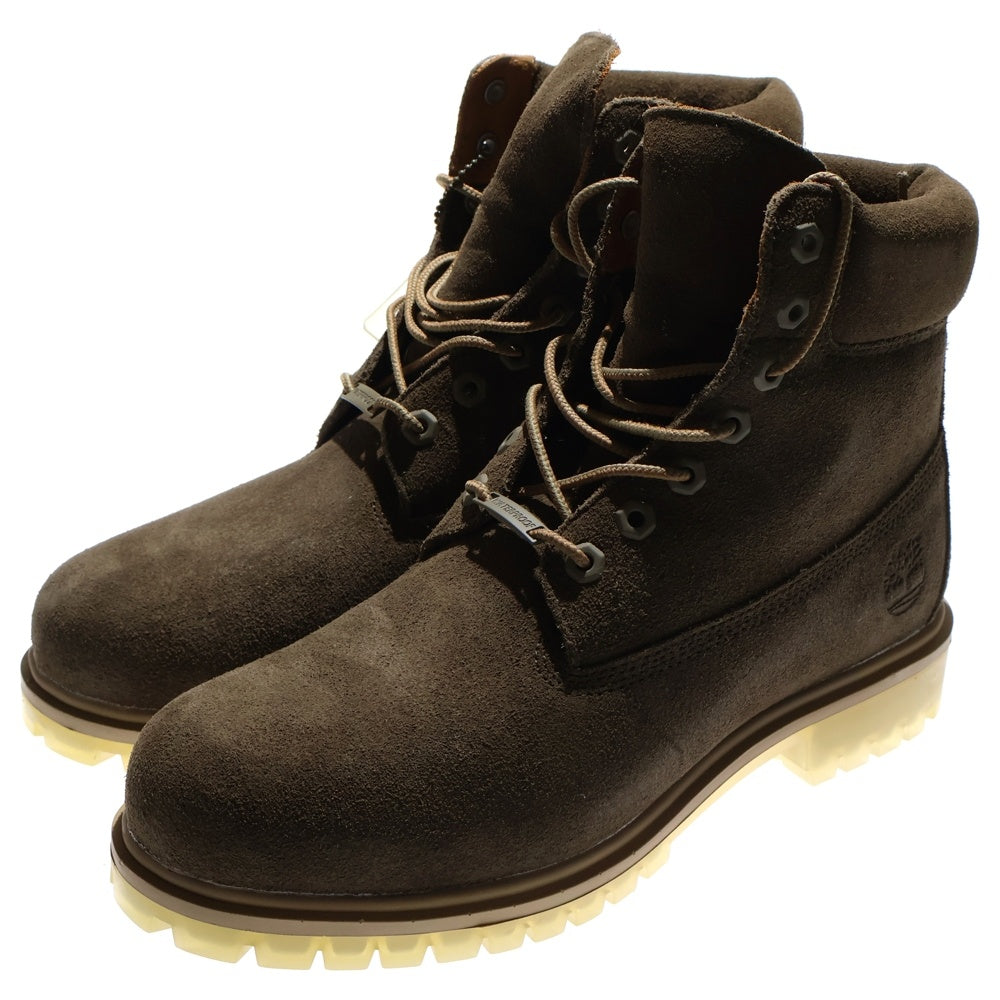 Timberland(ティンバーランド) 6INCH PREMIUM WATERPROOF BOOTS 6インチ プレミアム スエード レースアップブーツ ブラウン A18PZ