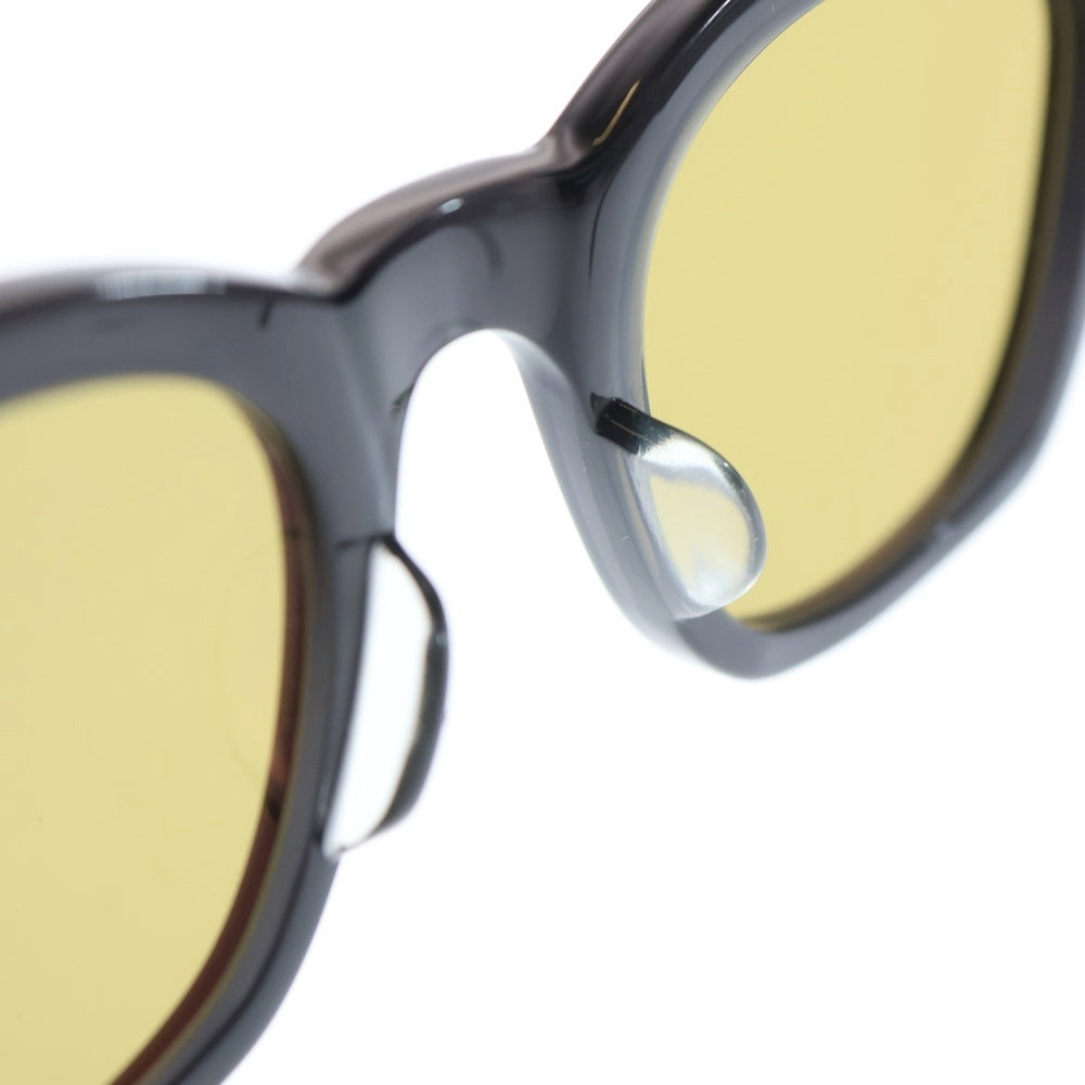 BLANC(ブランク) B0039 スクエアレンズ ウェリントンシェイプ カラーレンズ サングラス メガネ 眼鏡 ブラック