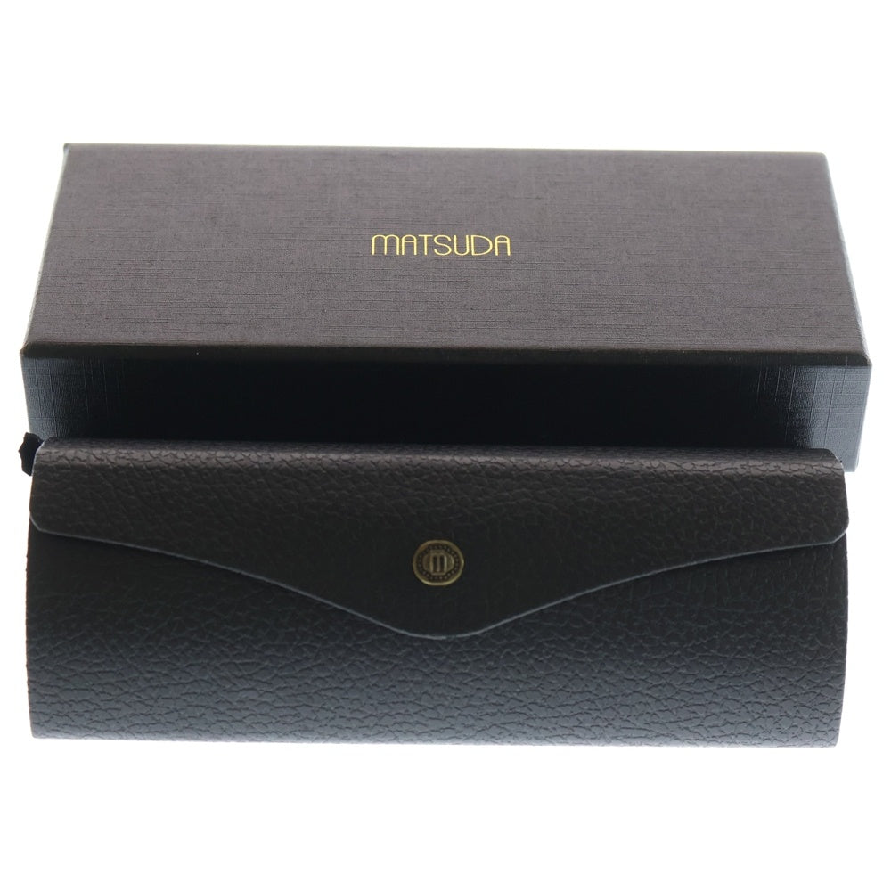 MATSUDA EYEWEAR(マツダアイウェア) M1029 ボスリントンシェイプ アセテートフレーム サングラス メガネ 眼鏡 ブラック