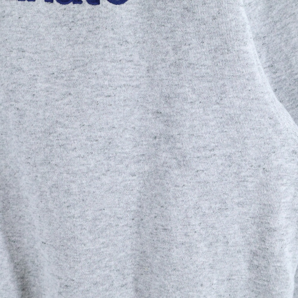 THISISNEVERTHAT(ディスイズネバーザット) T-LOGO CREWNECK Tロゴエンブロイダリー クルーネック スウェットトレーナー グレー TN220TSWCW01