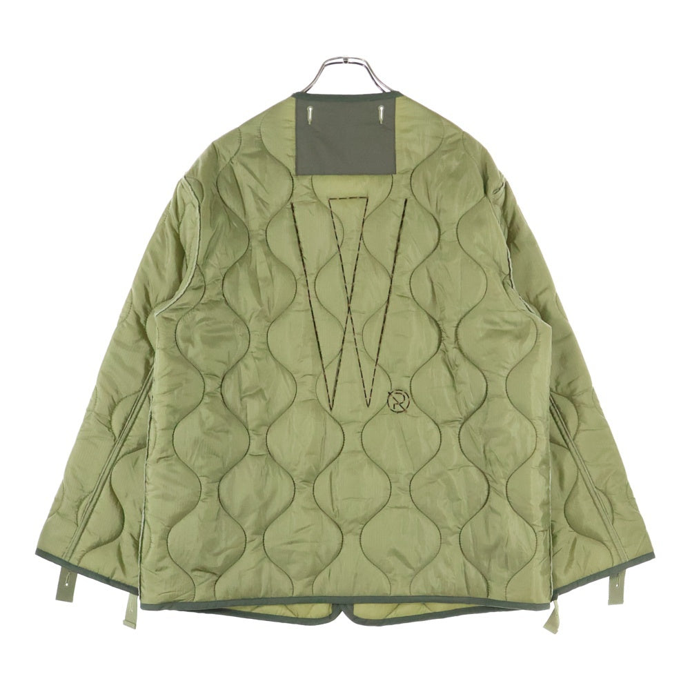WTAPS(ダブルタップス) 24SS NYLON RIPSTOP WLJ JACKET ナイロンリップストップ キルティングジャケット カーキ 241CWDT-JKM02