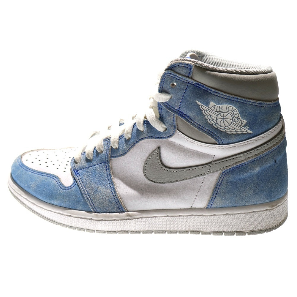 NIKE(ナイキ) AIR JORDAN 1 HIGH OG HYPER ROYAL エアジョーダン1 ハイパーロイヤル ハイカットスニーカー ホワイト/ブルー US9.5/27.5cm 555088-402