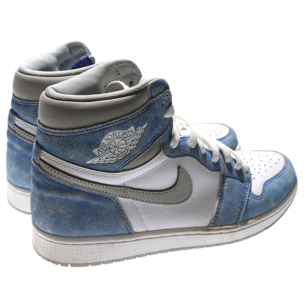 NIKE(ナイキ) AIR JORDAN 1 HIGH OG HYPER ROYAL エアジョーダン1 ハイパーロイヤル ハイカットスニーカー ホワイト/ブルー US9.5/27.5cm 555088-402