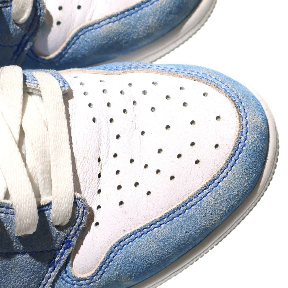 NIKE(ナイキ) AIR JORDAN 1 HIGH OG HYPER ROYAL エアジョーダン1 ハイパーロイヤル ハイカットスニーカー ホワイト/ブルー US9.5/27.5cm 555088-402