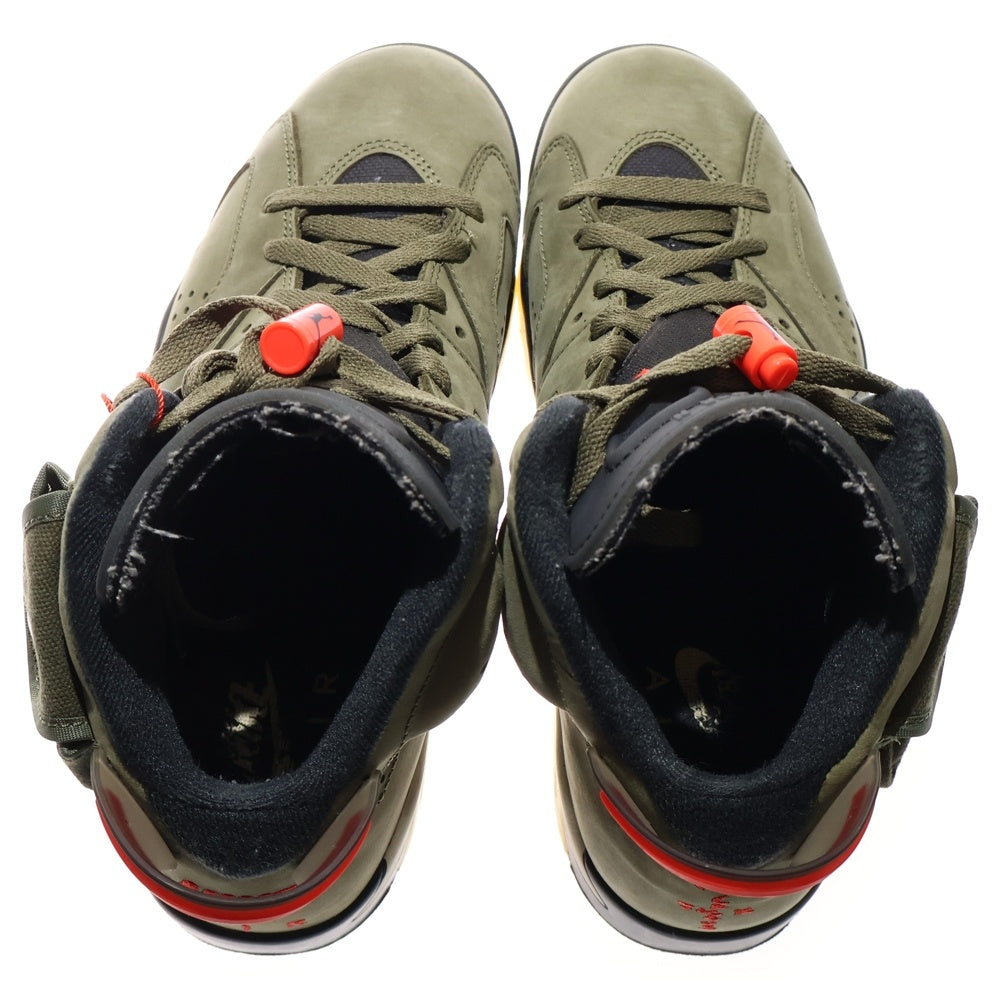 NIKE(ナイキ) ×TRAVIS SCOTT AIR JORDAN 6 RETRO SP MEDIUM OLIVE