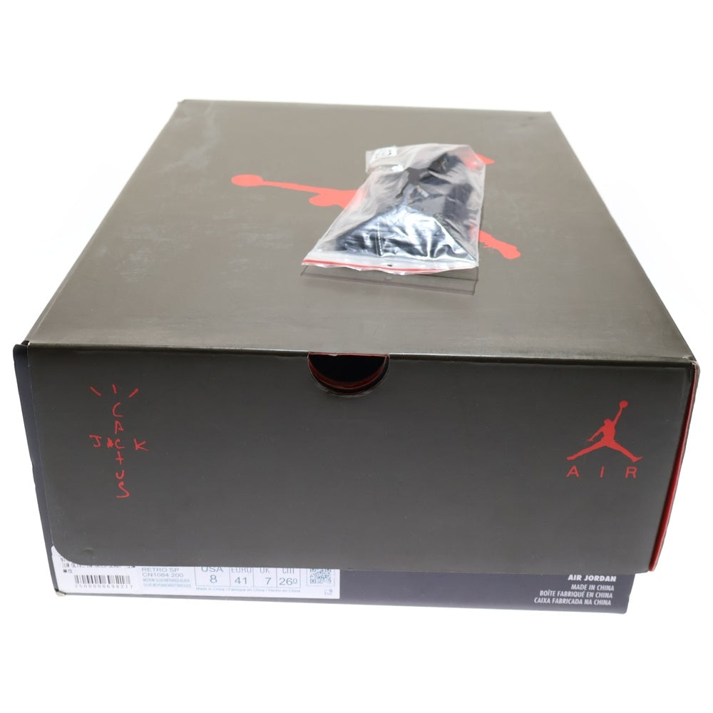 NIKE(ナイキ) ×TRAVIS SCOTT AIR JORDAN 6 RETRO SP MEDIUM OLIVE トラヴィススコット エアジョーダン ミディアム オリーブ ハイカットスニーカー US8/26cm CN1084-200