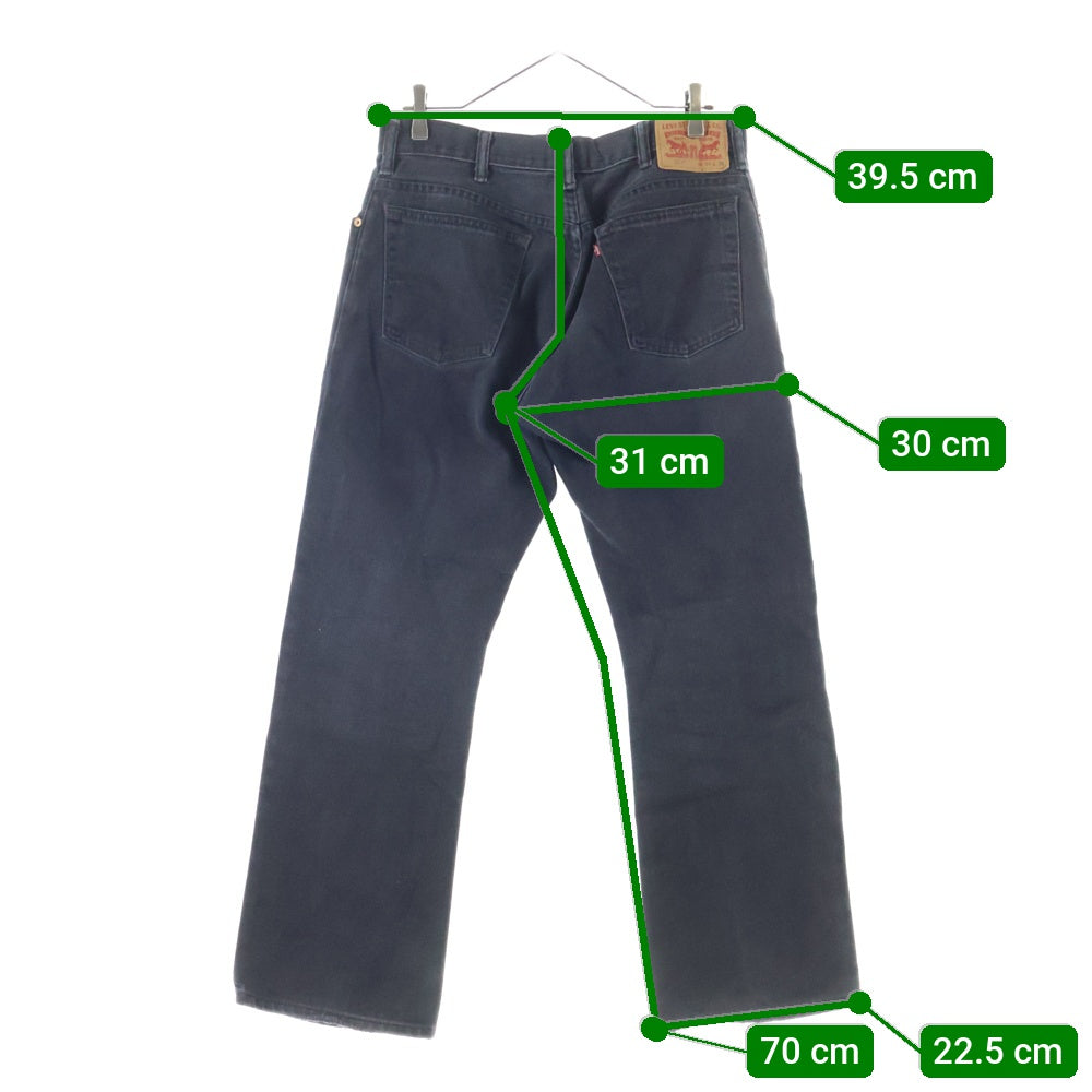 Levi's(リーバイス) 00517-0260 ボタン裏4460 スモールe ジップフライ デニム ブーツカットパンツ ブラック