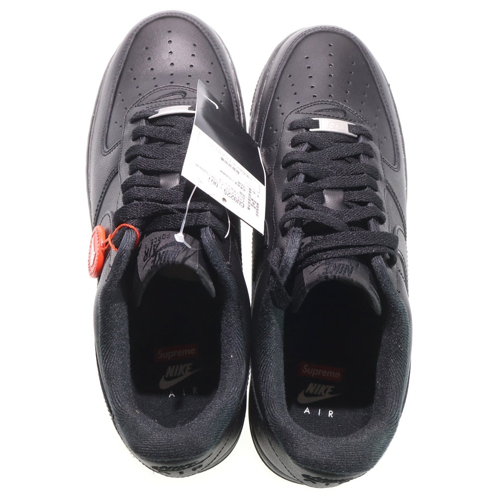 NIKE(ナイキ) ×SUPREME AIR FORCE 1 LOW SP シュプリーム エアフォース1 ローカットスニーカー ブラック US10/28cm CU9225-001
