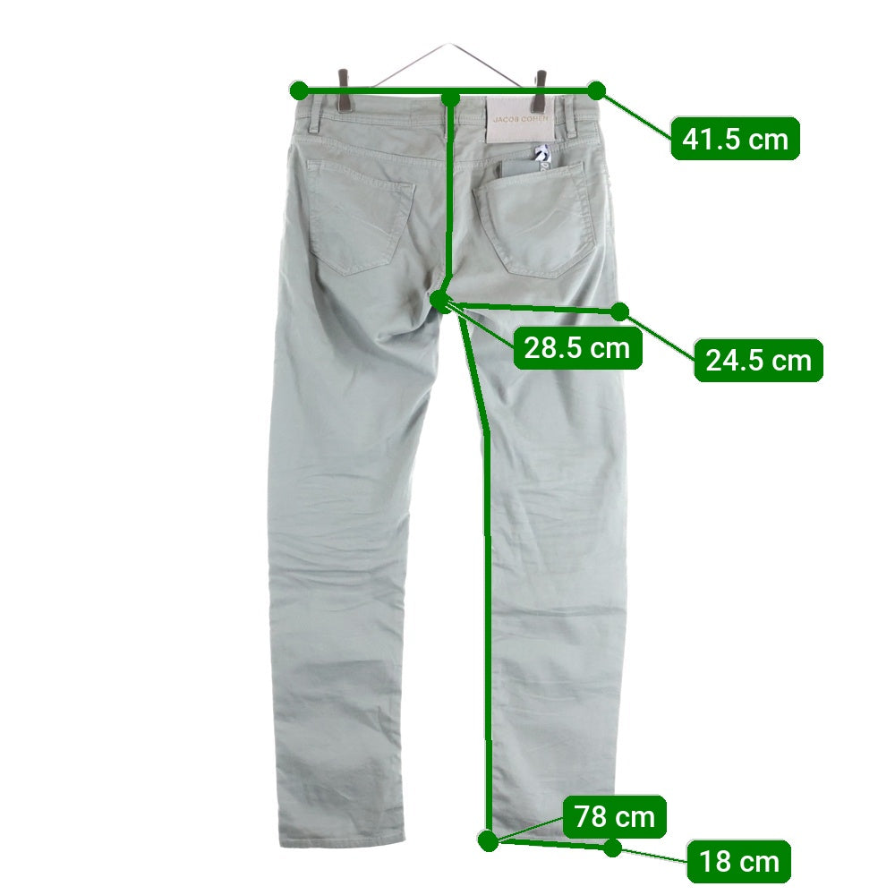 JACOB COHEN(ヤコブ コーエン) NICK SLIM FIT ニック スリムフィット ボタンフライ デニムパンツ グレー 36015
