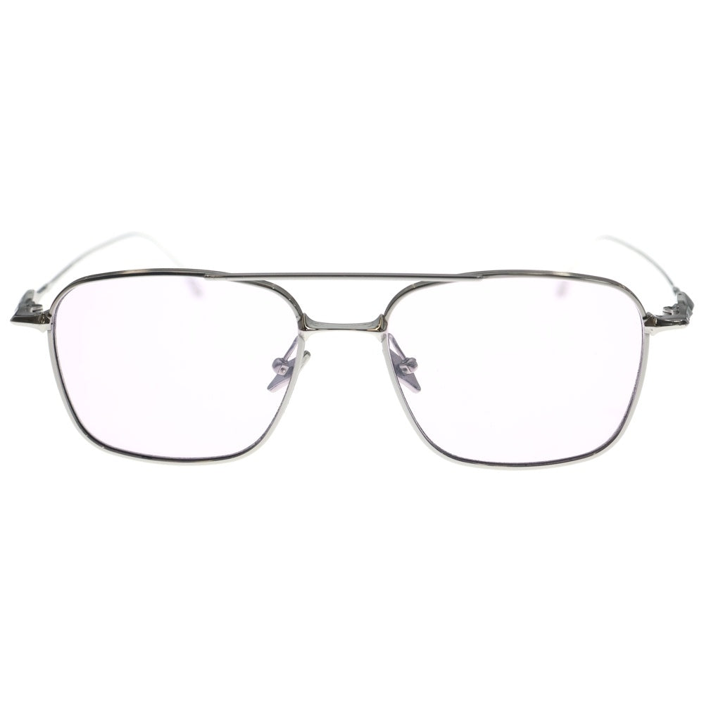 GENTLE MONSTER(ジェントルモンスター) MET-02 ツーブリッジ メタルフレームメガネ 眼鏡 シルバー