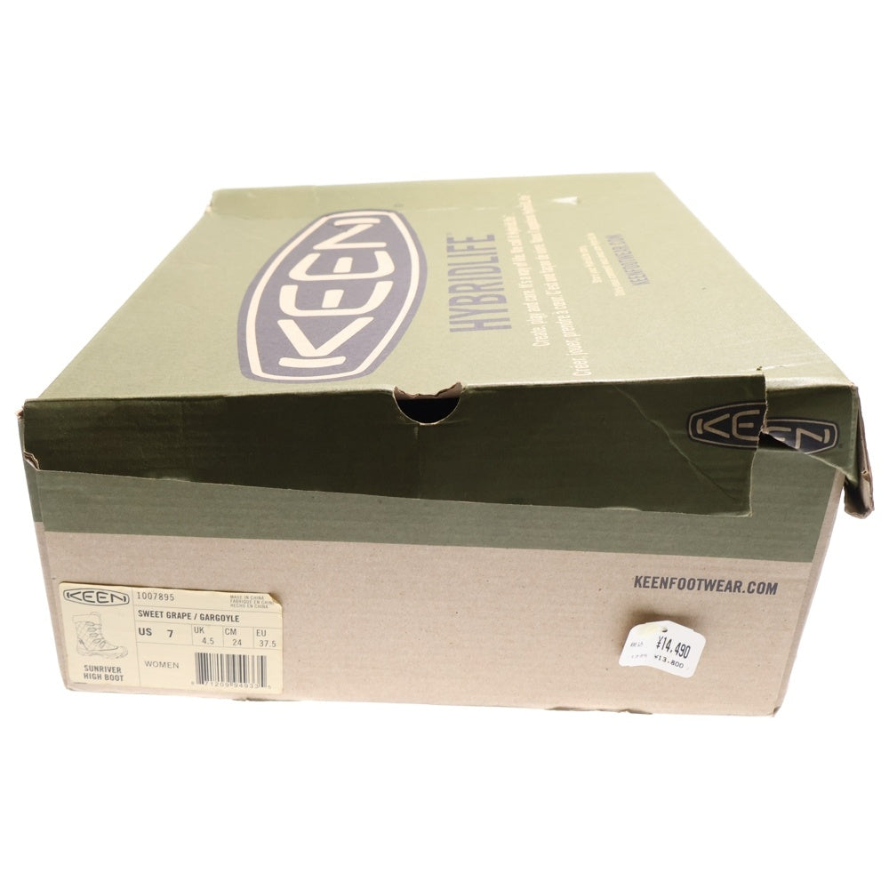 KEEN(キーン) SUNRIVER HIGH BOOT サンリバー ハイカットブーツ レディース パープル US7/24cm 1007895