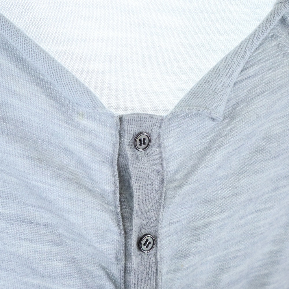 Y's(ワイズ) 15SS ウール ニットカーディガン グレー レディース YY-K53-960