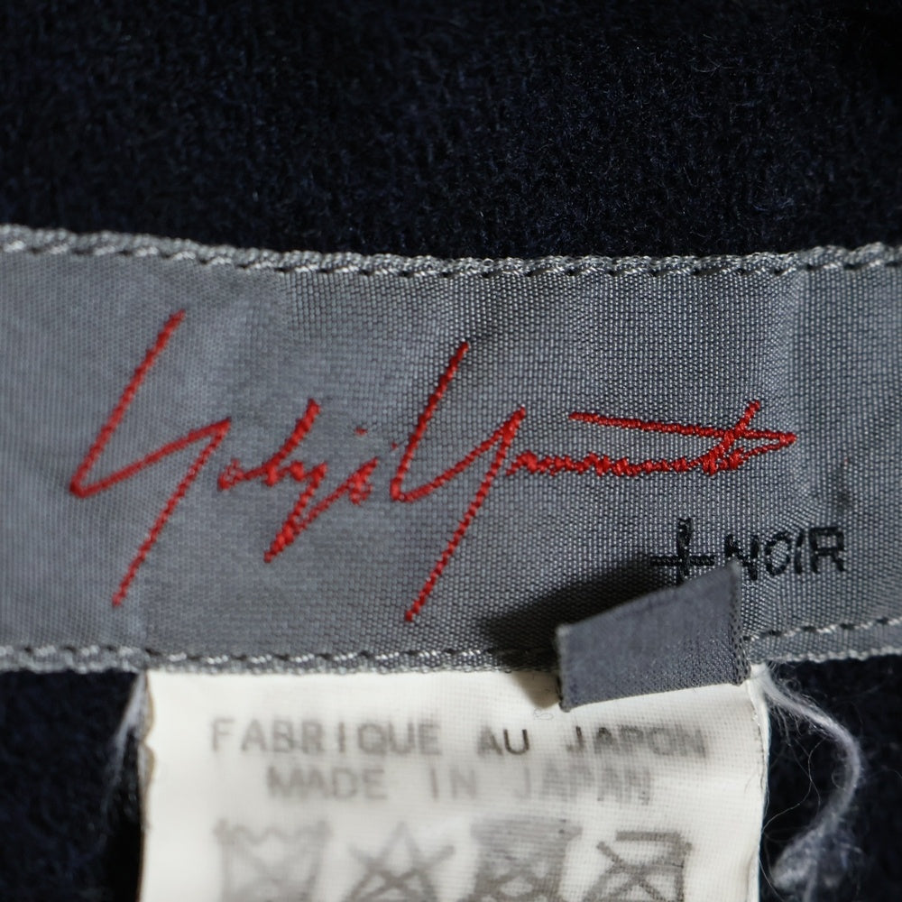 Yohji Yamamoto + NOIR(ヨウジヤマモトプリュスノアール) 17AW ウール ラップ パンツ レディース ネイビー NK‐P07‐113