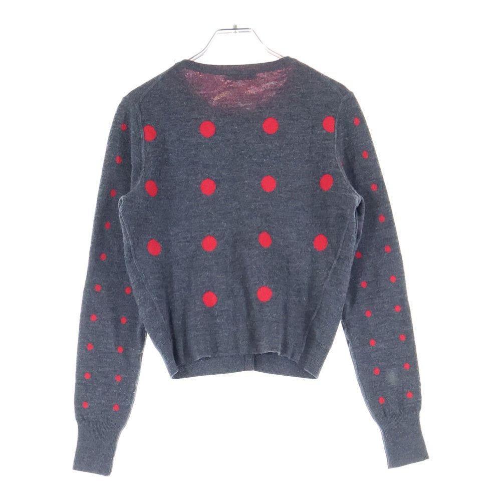 Paul Smith(ポールスミス) ドット柄 ウールニット スナップ