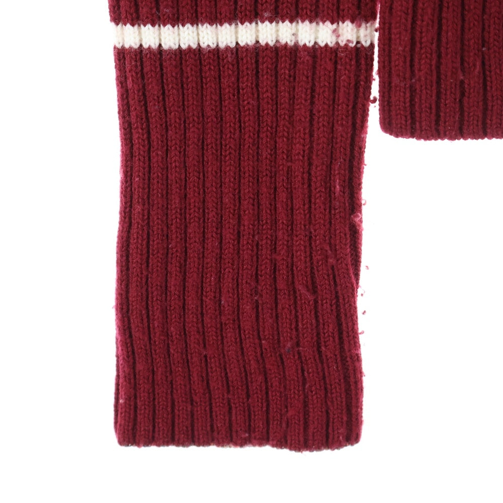 Y's(ワイズ) 23AW タートルネック ニットカーディガン レディース レッド YJ-K92-583