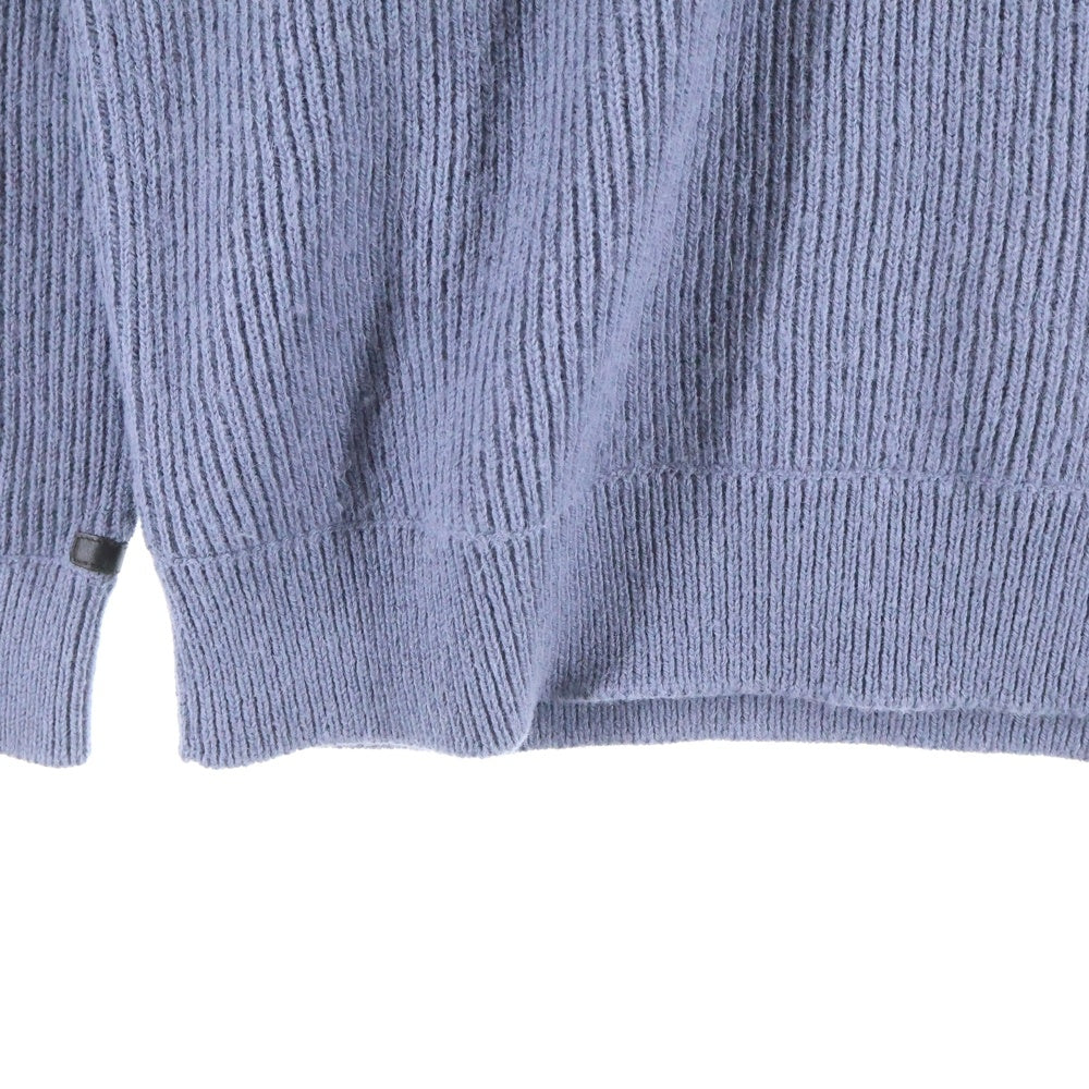 THE INOUE BROTHERS(ザイノウエブラザーズ) BABY SWEATER アルパカ リブニット セーター ブルー