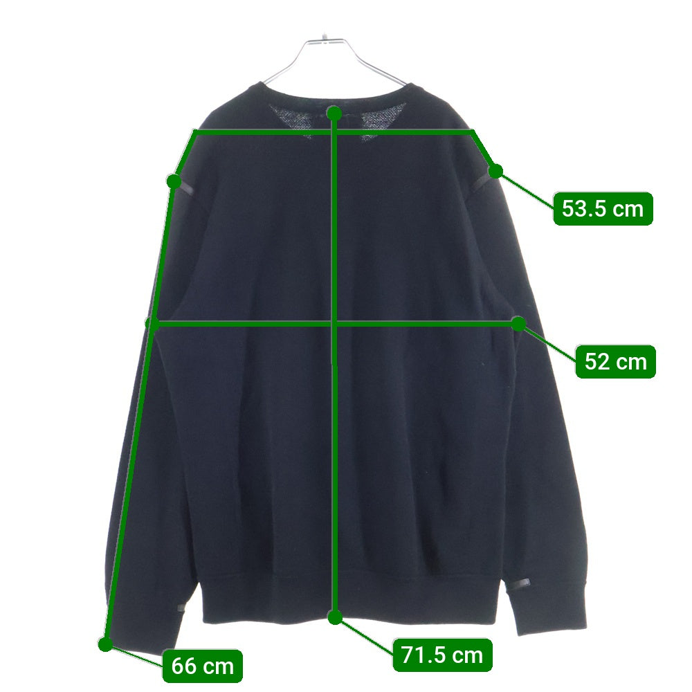 THE INOUE BROTHERS(ザイノウエブラザーズ) BABY SWEATER クルーネック アルパカニット セーター ネイビー