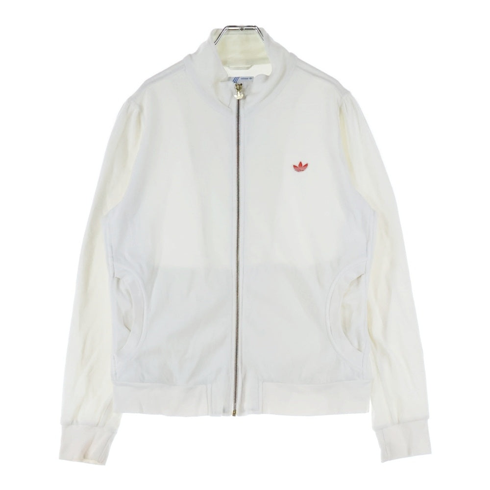adidas(アディダス) フリース ジップアップ トラックジャケット ホワイト 931001