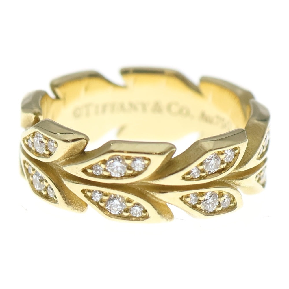 TIFFANY & Co.(ティファニー) K18YG ビクトリアヴァインバンドリング ゴールド レディース