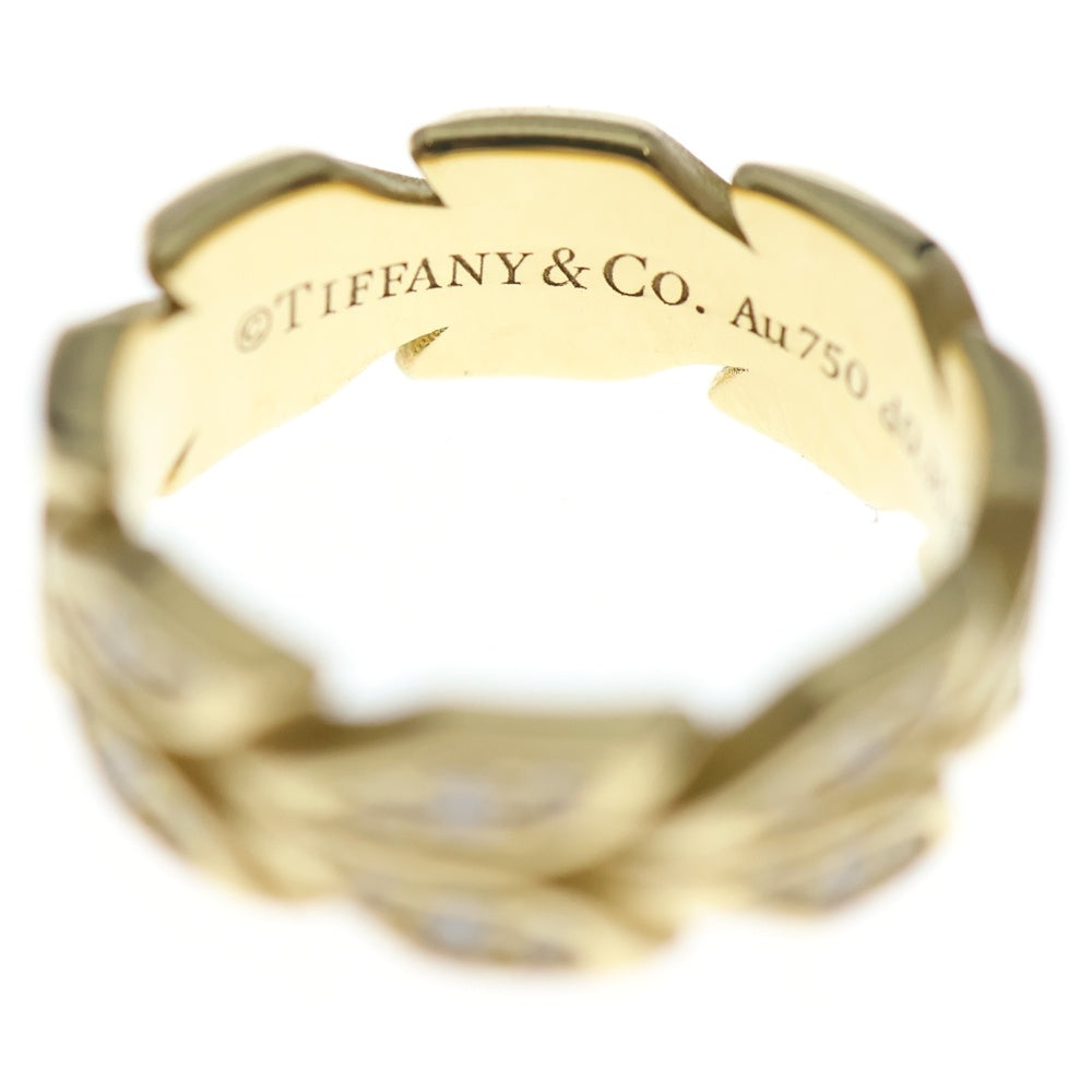 TIFFANY & Co.(ティファニー) K18YG ビクトリアヴァインバンドリング ゴールド レディース