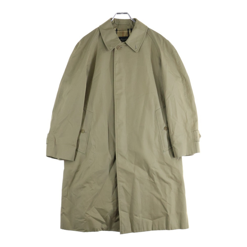 BURBERRYS(バーバリーズ) 裏地ノヴァチェック コットン ステンカラーロングコート ベージュ WR050-902-41