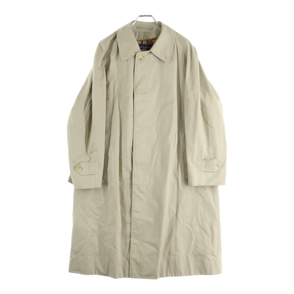 BURBERRYS(バーバリーズ) 裏地ノヴァチェック ライナー付き ステンカラーコート ベージュ WRO55-940-02