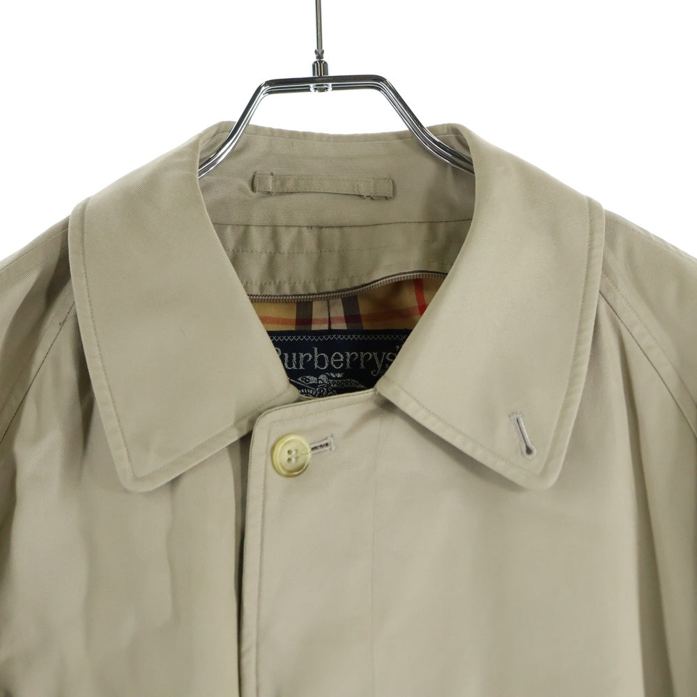 BURBERRYS(バーバリーズ) 裏地ノヴァチェック ライナー付き ステンカラーコート ベージュ WRO55-940-02