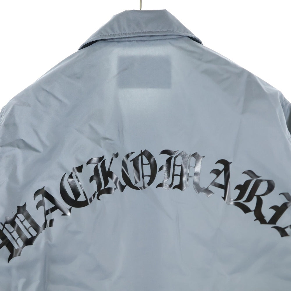 WACKO MARIA(ワコマリア) 25SS COACH JACKET バックロゴ コーチジャケット グレー 25SS-WMO-BL11