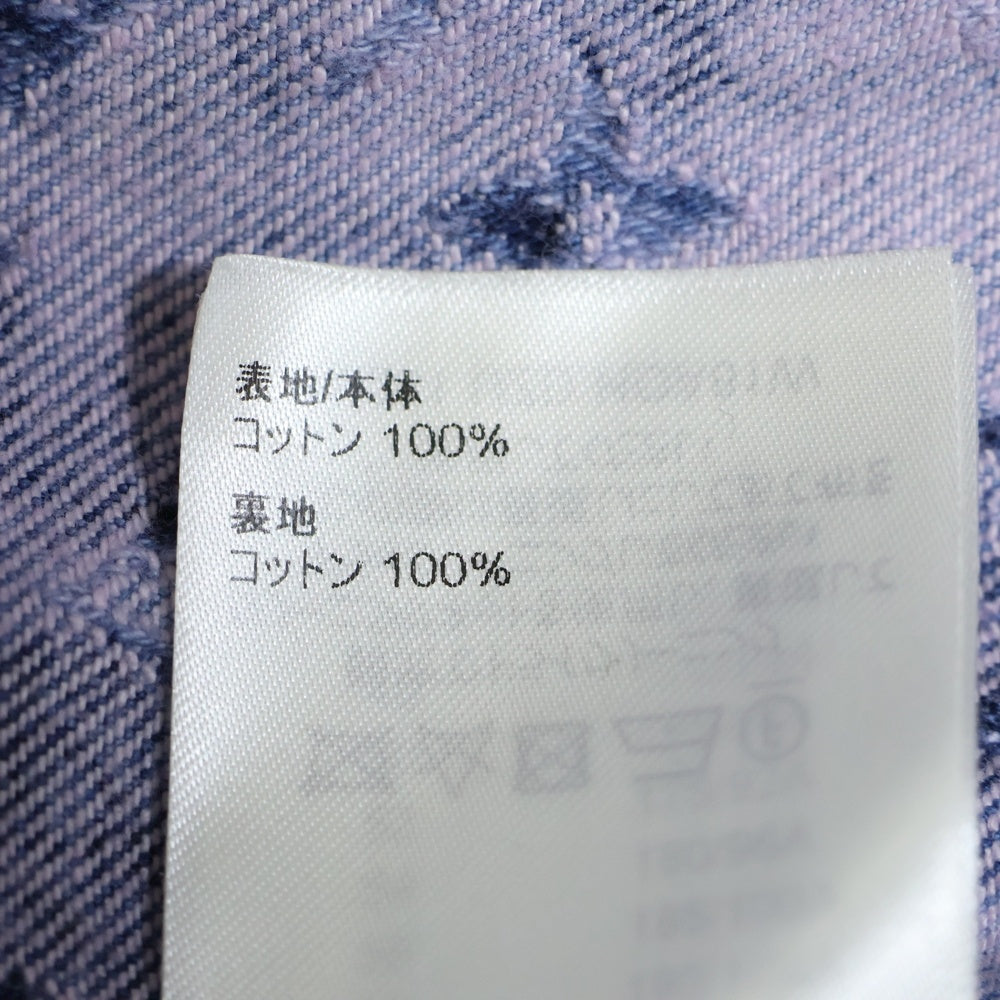 LOUIS VUITTON(ルイヴィトン) 23SS FRINGE MONOGRAM BOY FDO DENIM JACKET フリンジ モノグラム ボーイフッドデニムジャケット パープル RM231 UZD HOA81W
