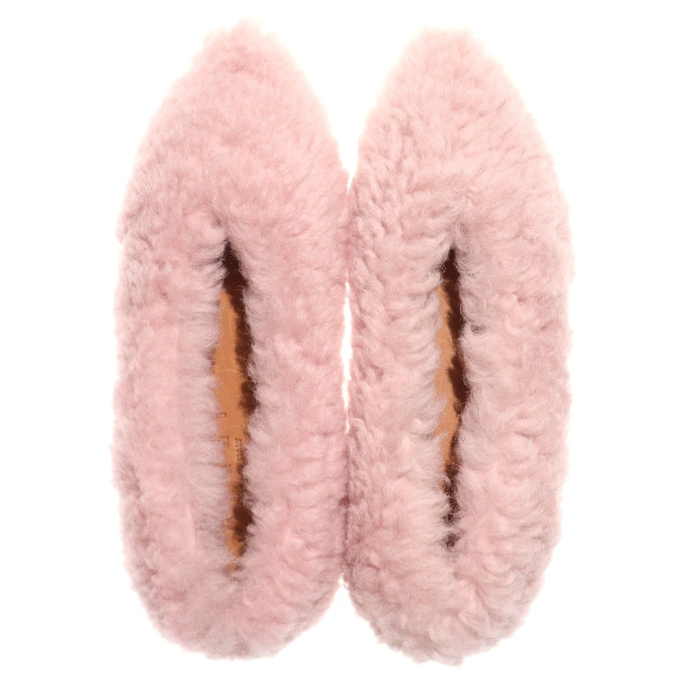 MARNI(マルニ) フスベット ボア サンダル レディース ピンク