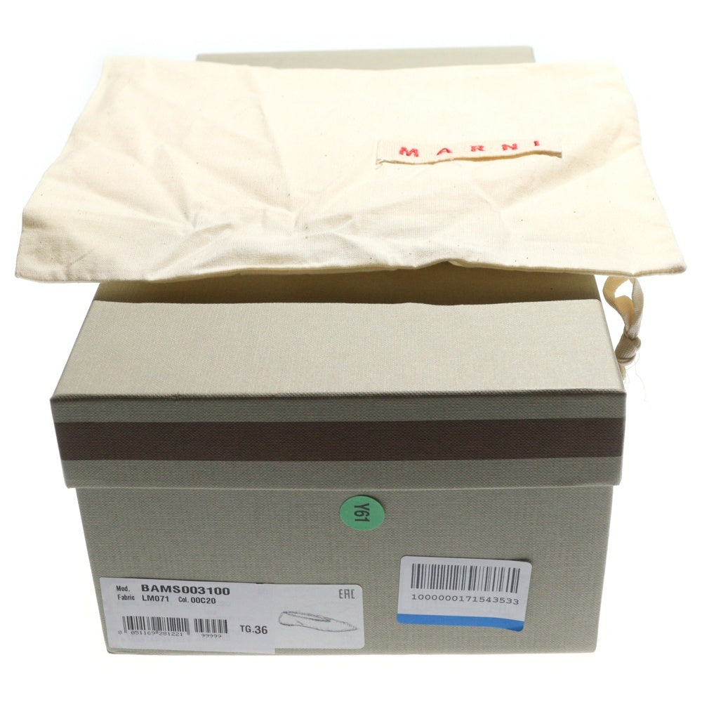 MARNI(マルニ) フスベット ボア サンダル レディース ピンク